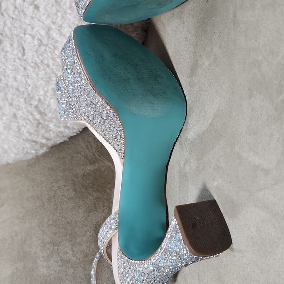 Beth Blue by Betsey Johnson Wedding Heels - Picture 6 of 7